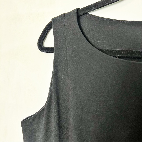 Calvin Klein - Black Ruffle Sheath Dress - Sz. 10 - Picture 5 of 8